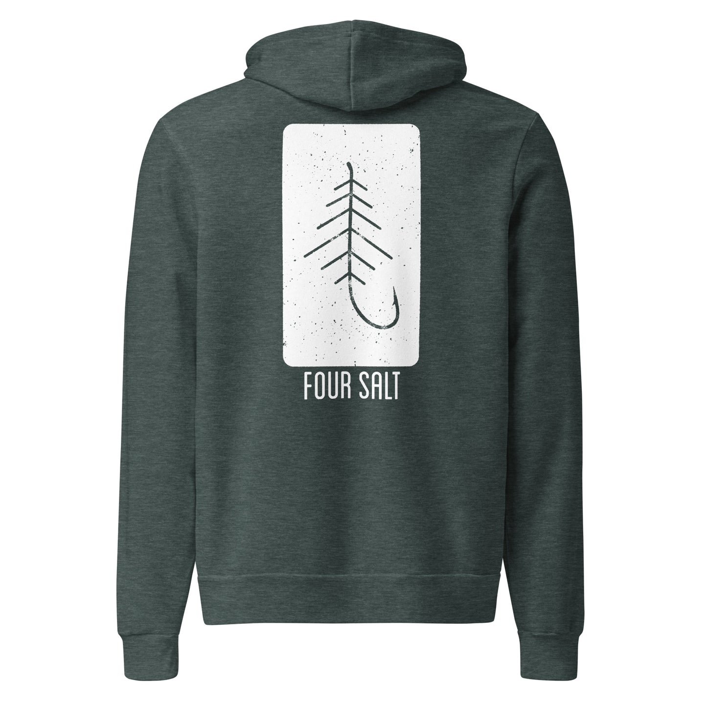 Four Salt ICON Unisex hoodie - Heather Green