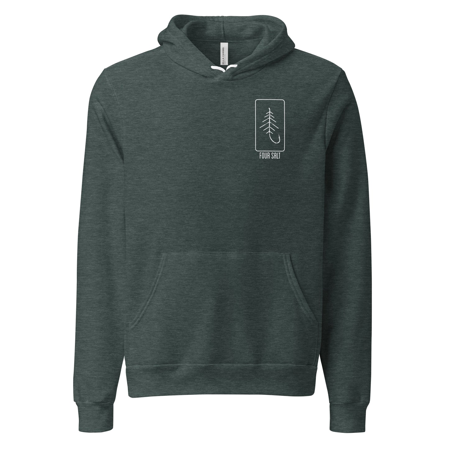Four Salt ICON Unisex hoodie - Heather Green