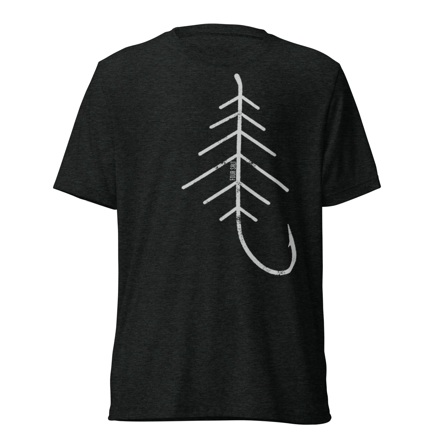 Four Salt Tri-Blend Unisex t-shirt - Heather Charcoal