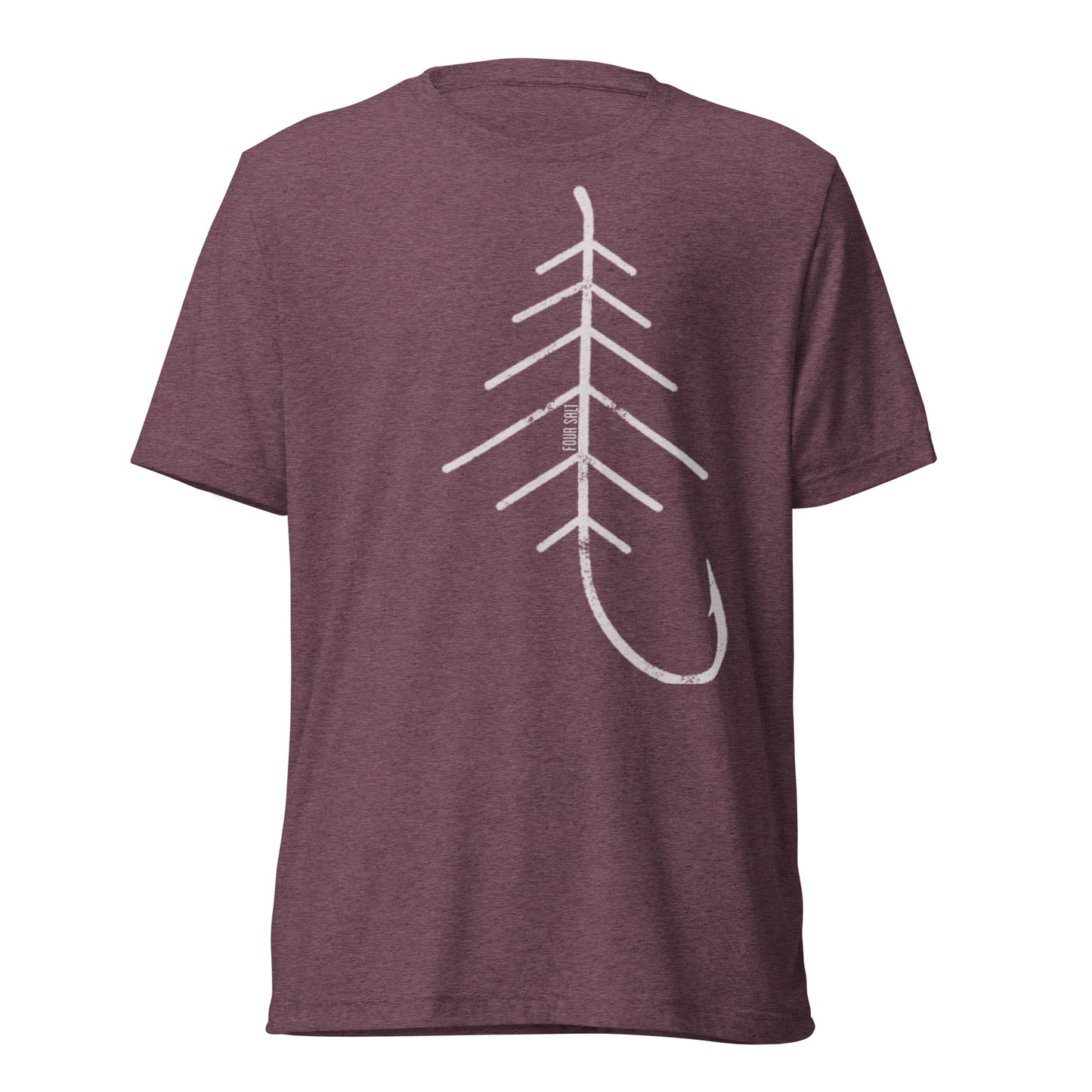 Four Salt Tri-Blend Unisex t-shirt - Heather Charcoal