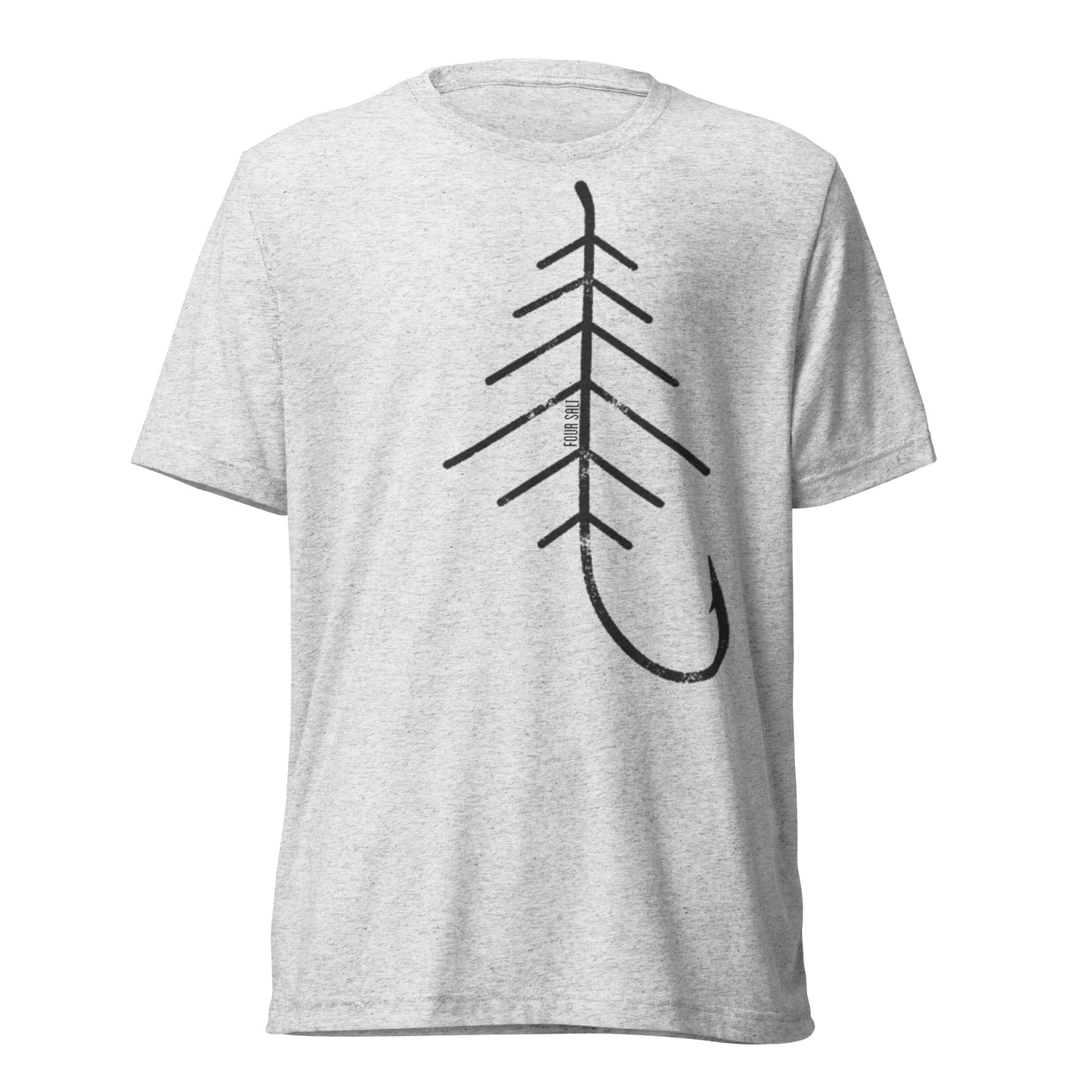 Four Salt Tri-Blend Unisex t-shirt - Heather Charcoal