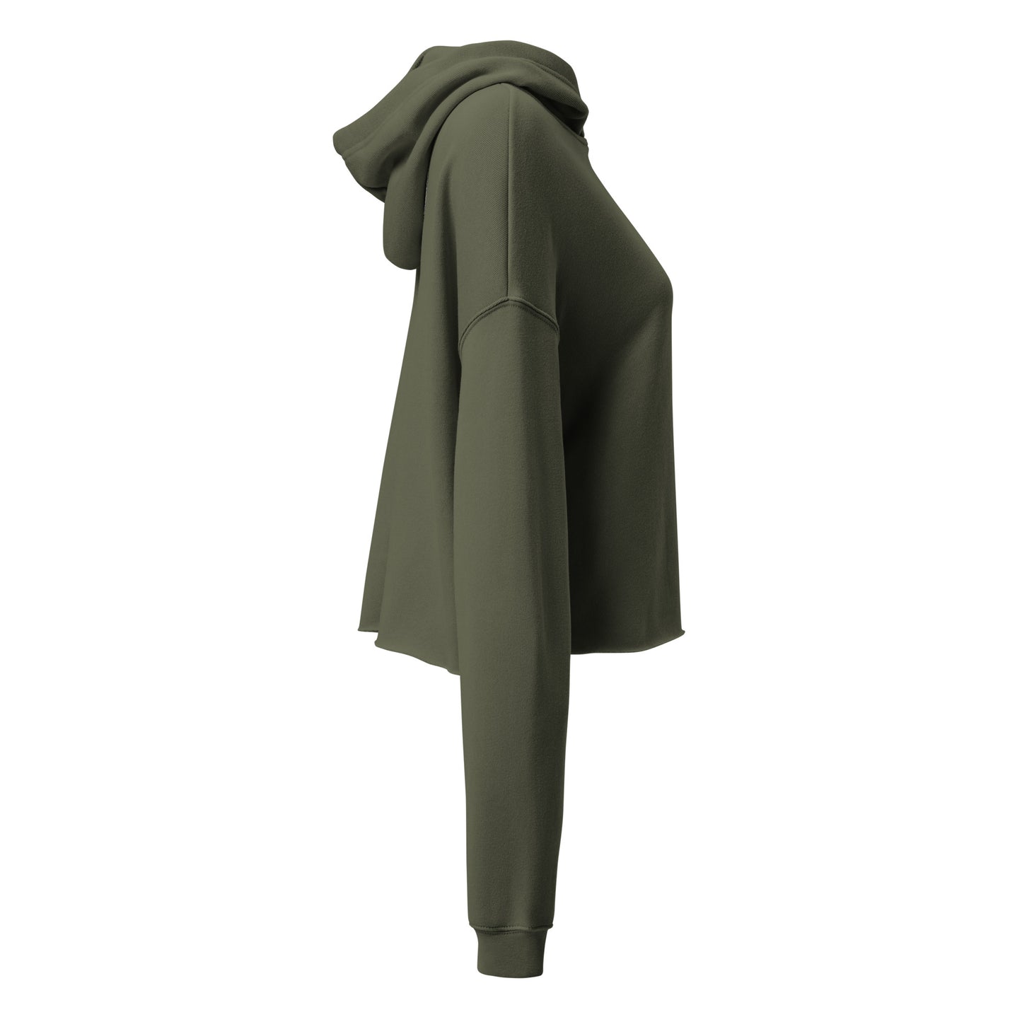 Four Salt ICON Ladies Crop Hoodie - Moss Green
