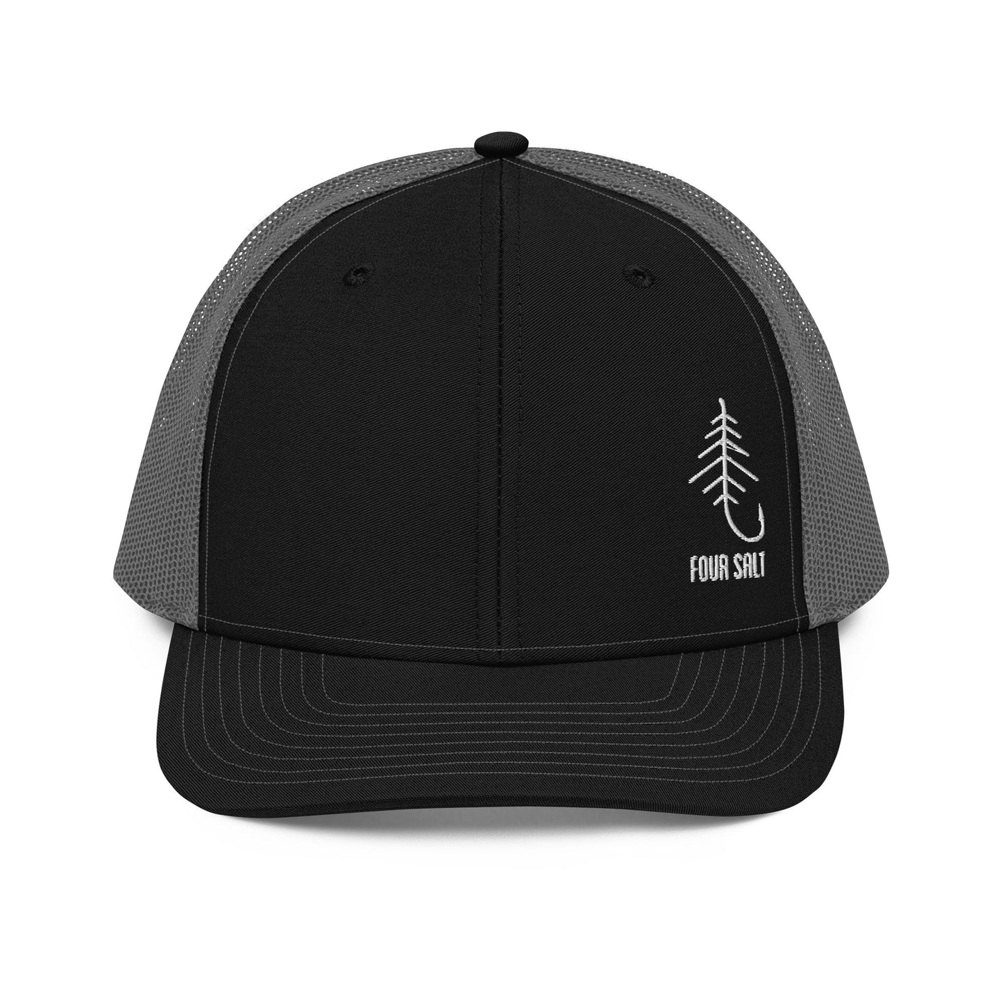 Four Salt ICON Trucker Hat - Black/Grey