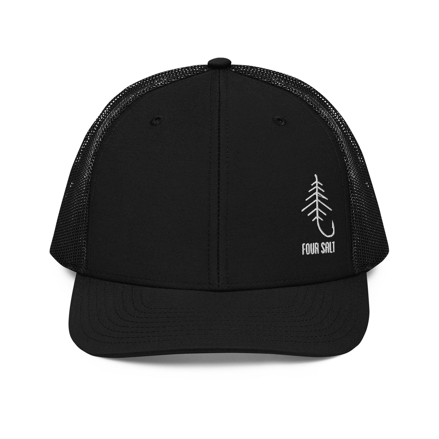 Four Salt ICON Trucker Hat - Black/Black