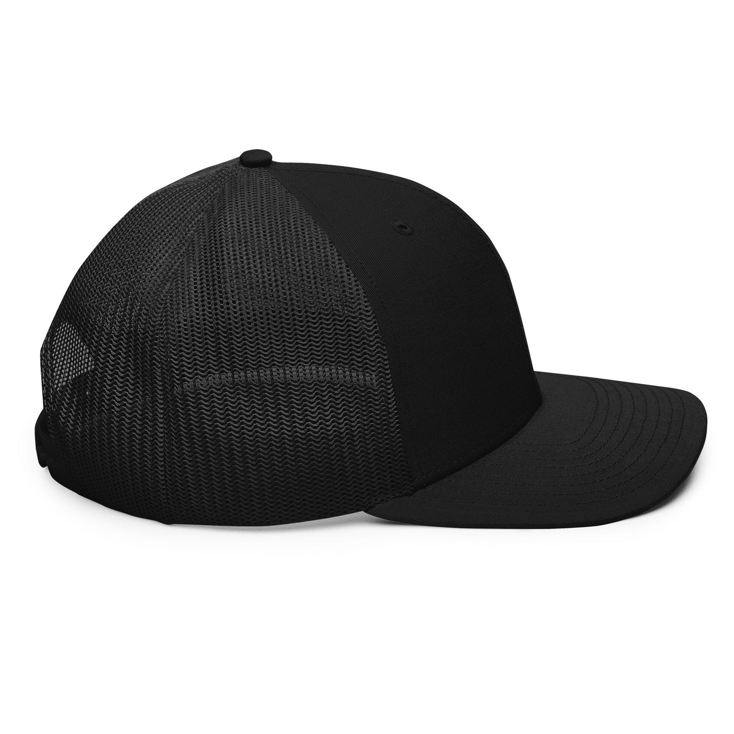 Four Salt ICON Trucker Hat - Black/Black