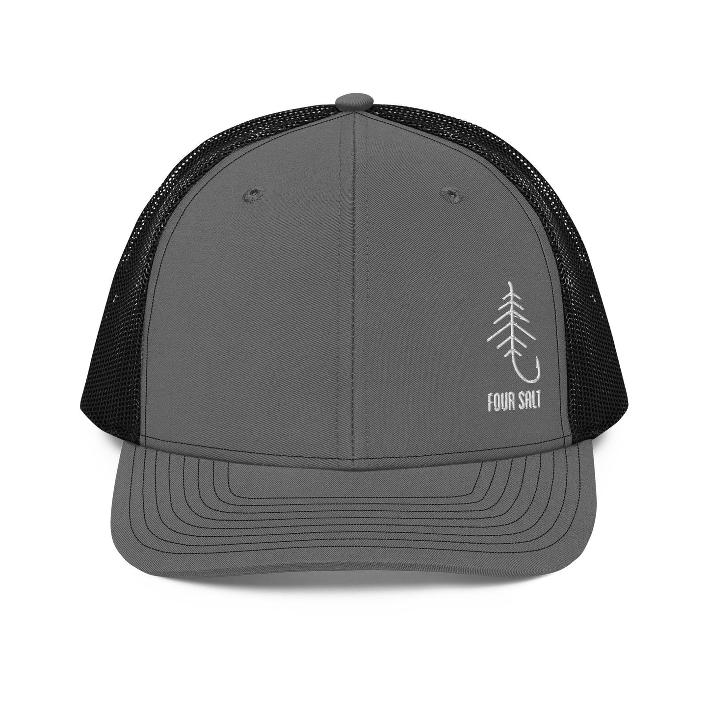 Four Salt ICON Trucker Hat - Charcoal/Black